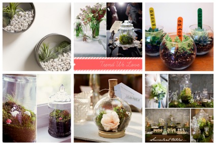 Terrarium Place Card Holders Erin Ever After 