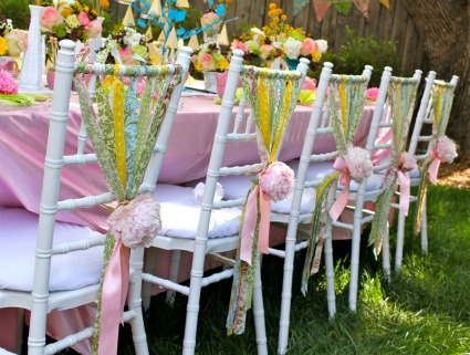 Pink Yellow Gray Modern Ribbon Wedding Inspiration 