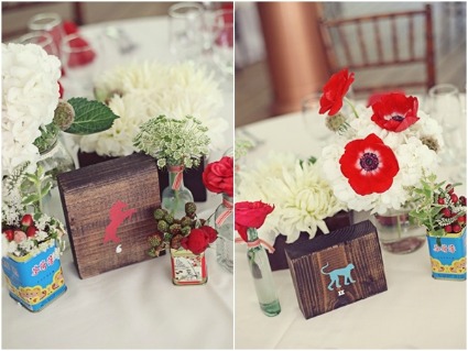  and teal and a dash of Asian style make this rustic wedding unique