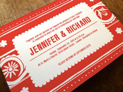 Enter to win the wedding invitation template of 