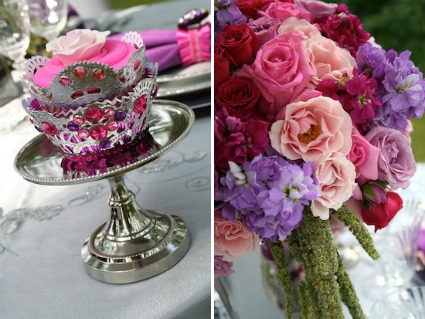 Click here for creative ideas with a purple and pink color palette accented