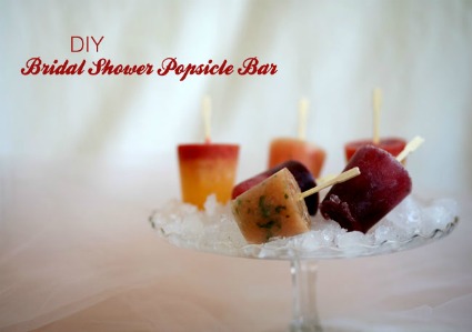 DIY Bridal Shower Popsicle Bar