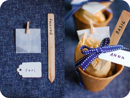 For ecofriendly easy to make wedding favors don't miss these seed kits