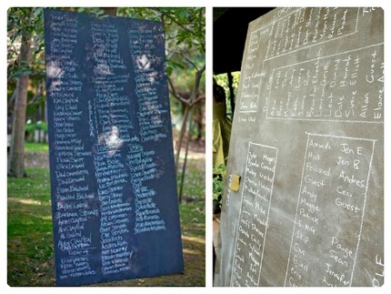 Oh Lovely Day is sharing a myriad of ways to use chalkboards at your wedding