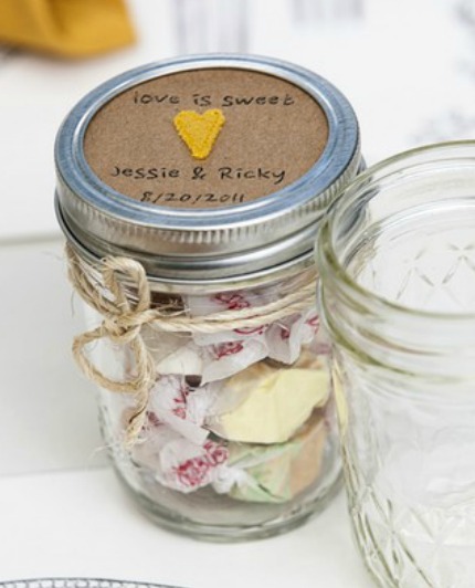 Rustic Wedding Ideas Using Mason Jars