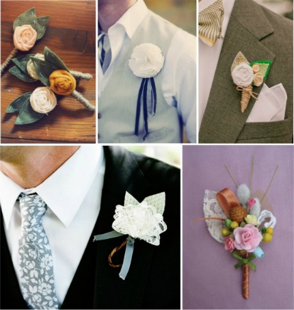 If you want a unique alternative to the simple floral boutonniere or button